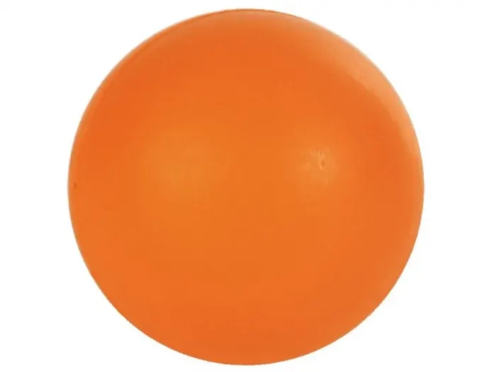 Jucarie Minge Plina Cauciuc portocaliu 6 cm