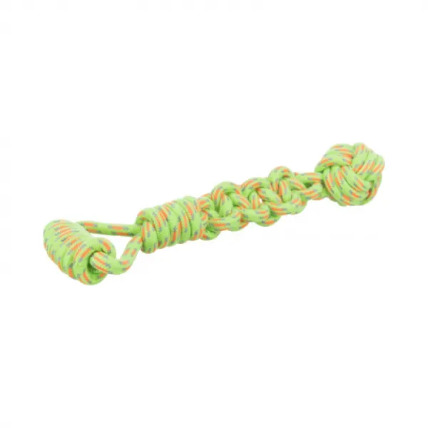 Jucarie pentru caini sfoara cu minge nod 8 cm   38 cm