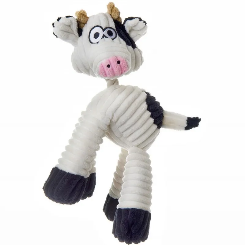 Jucarie Vaca Plus Alba, pentru caini, 33 cm