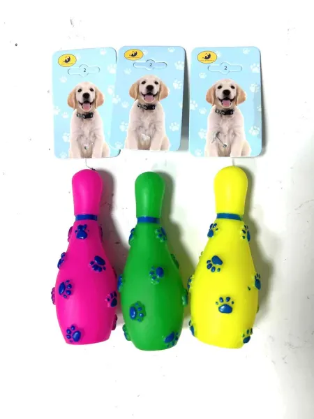 Jucării Engros Premium pentru Câini, Popice Texturate, model 2844