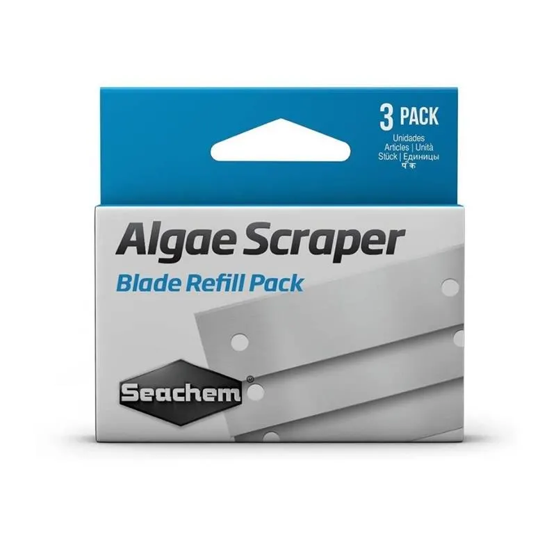 Lame de schimb razuitor Seachem Algae Scraper 3buc