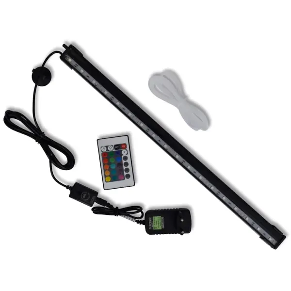 Gossi lampa cu led pentru acvariu cu bule rgb 48 cm