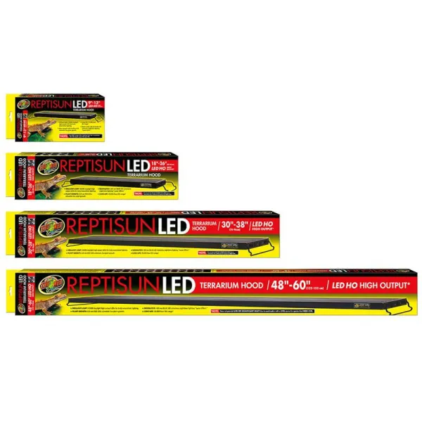 Lampa Zoo Med ReptiSun LED Terrarium Hood 45-66cm