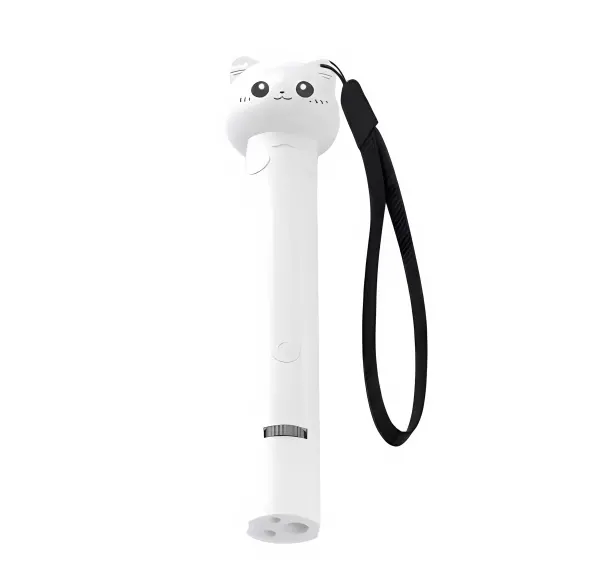 Laser Multifuncțional 3-în-1 pentru Pisici, Indicator LED cu 5 Forme, Lanternă și Lumină UV, Reîncărcabil USB, Alb Engros