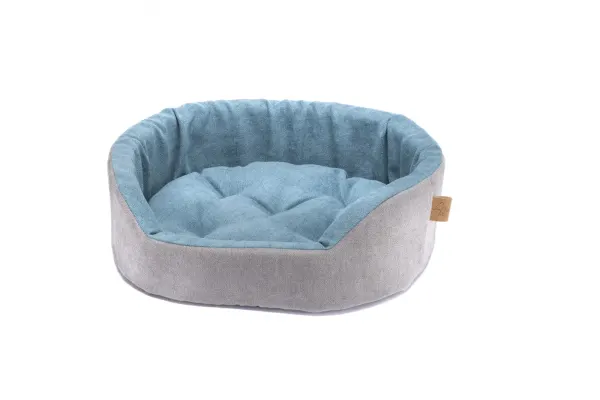 Leopet Culcus Bed Lux Light Blue, 55x41x15 cm