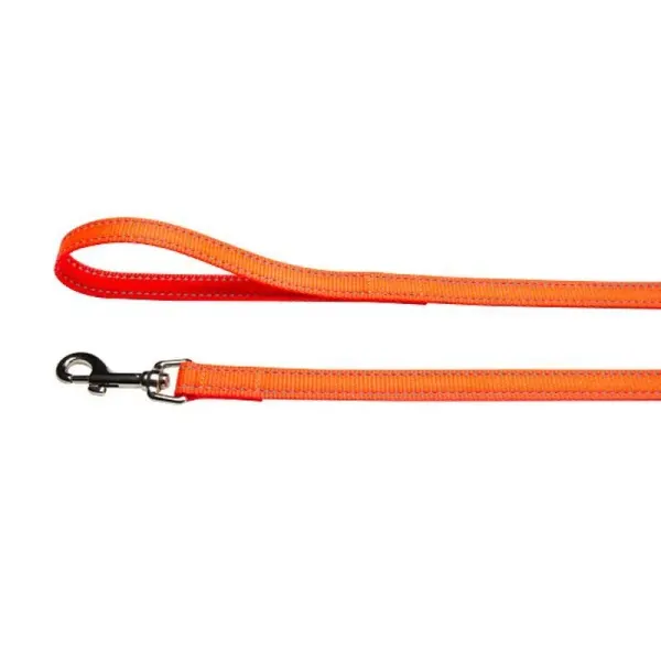 Lesa Caini Nylon Orange Reflectorizant 15 mm x 130 cm