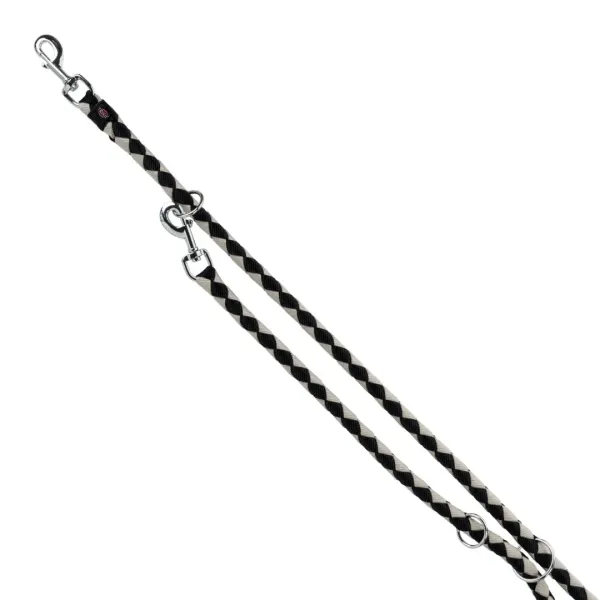 Lesa Coarda Cavo Reglabila 2 m/18 mm Negru/Gri 14361