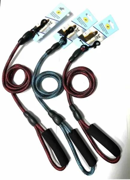 ​Lesă Engros de Câini tip Coardă cu Mâner Ergonomic, model 2380