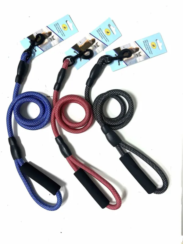 Lesă Engros pentru Câini Tip Coardă cu Mâner Ergonomic, model 2357