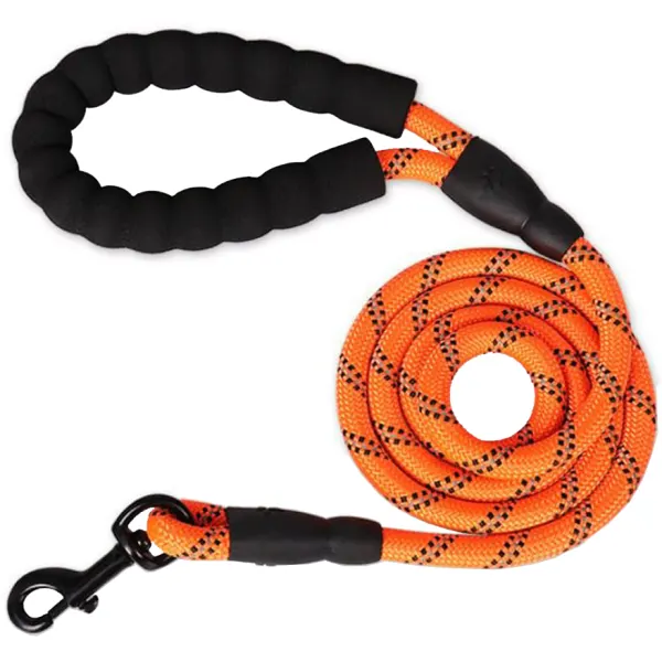 Lesa Guardian, Maner din Spuma moale, Lungime 2M, Textil rezistent, Portocaliu Engros