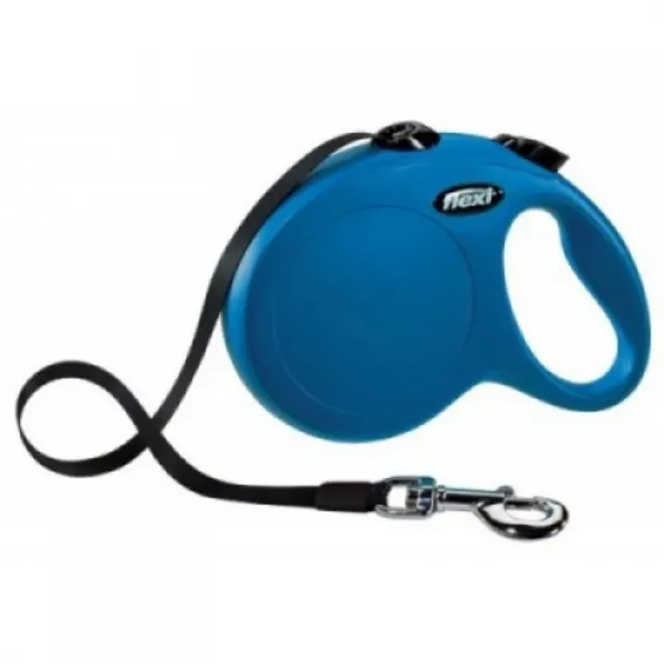 Lesa pentru caini Flexi New Classic  Banda S 5M Albastru