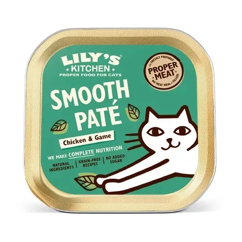 Lily's Kitchen Cat Smooth Chicken & Game Pate, 85 g