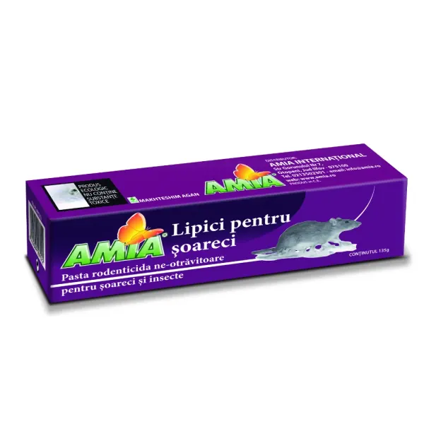 Lipici pentru soareci Amia, 135 g