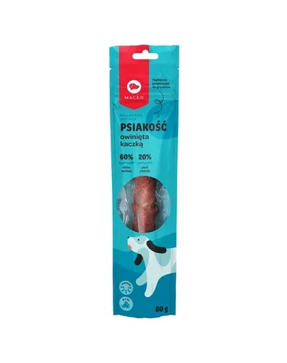 MACED Baton pentru caini invelit in carne de rata 25CM 80-85 g