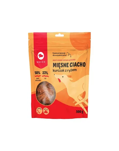 MACED crochete pentru caini, cu pui si orez 500g
