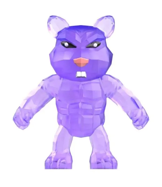 Monstrul Engros Rascals care se intinde de cristal