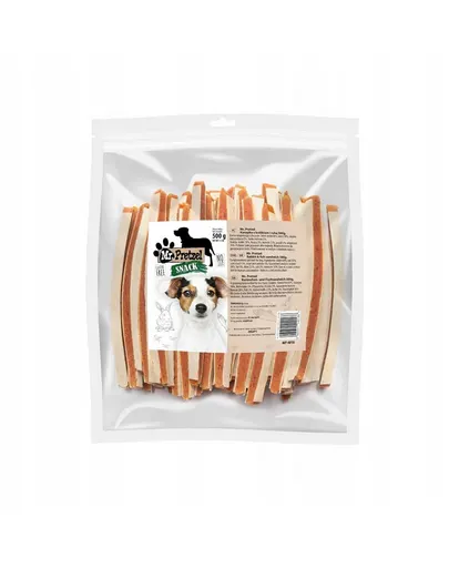 MR. PRETZEL Fâșii iepure și cod pentru câini 500 g
