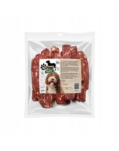 MR. PRETZEL Fâșii rață și cod 500 g gustare pentru câini