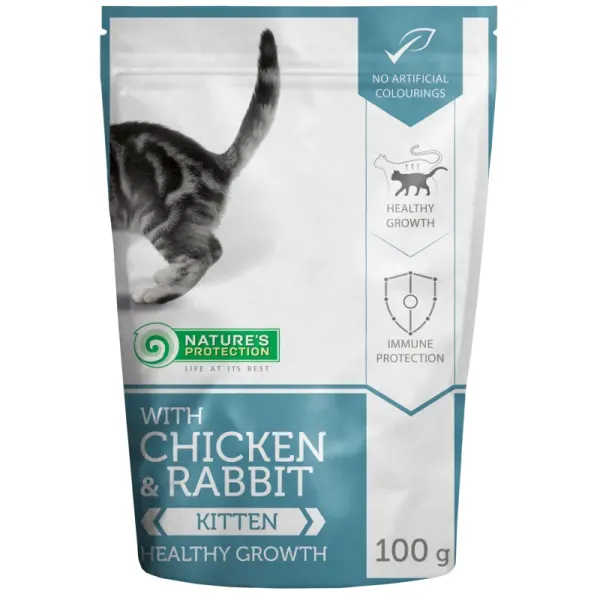 Nature's Protection Kitten Chicken & Rabbit, 100 g