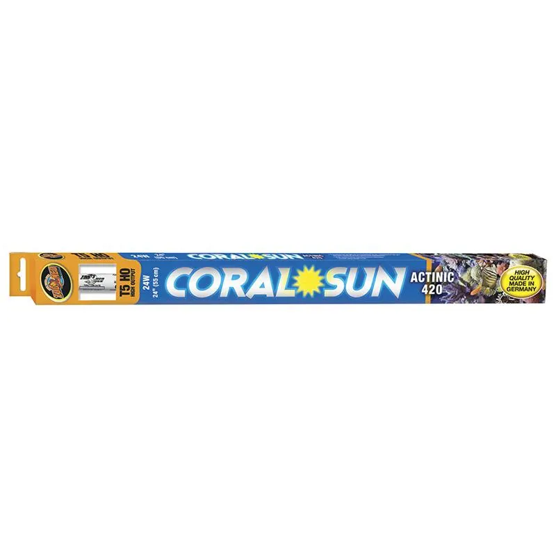Neon T5 Zoo Med Coral Sun HO Actinic 24W