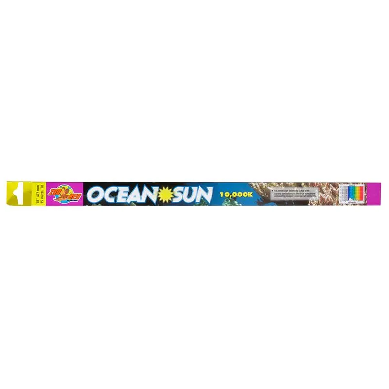 Neon T8 Zoo Med Ocean Sun 10.000K Deep Water 25 W