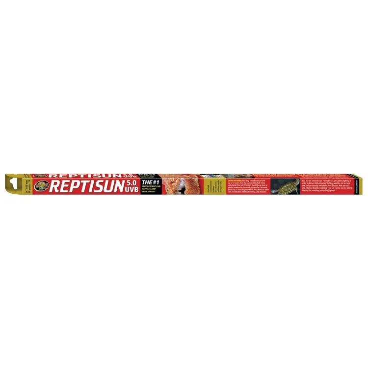 Neon UV Zoo Med T8 ReptiSun 5.0 UVB Fluorescent Bulb (17W)