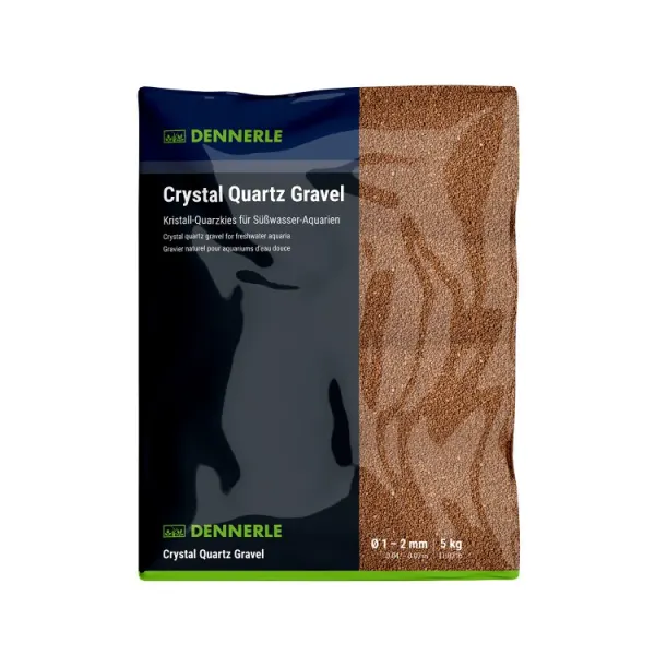 Nisip Dennerle Crystal Quartz Gravel light brown 5kg