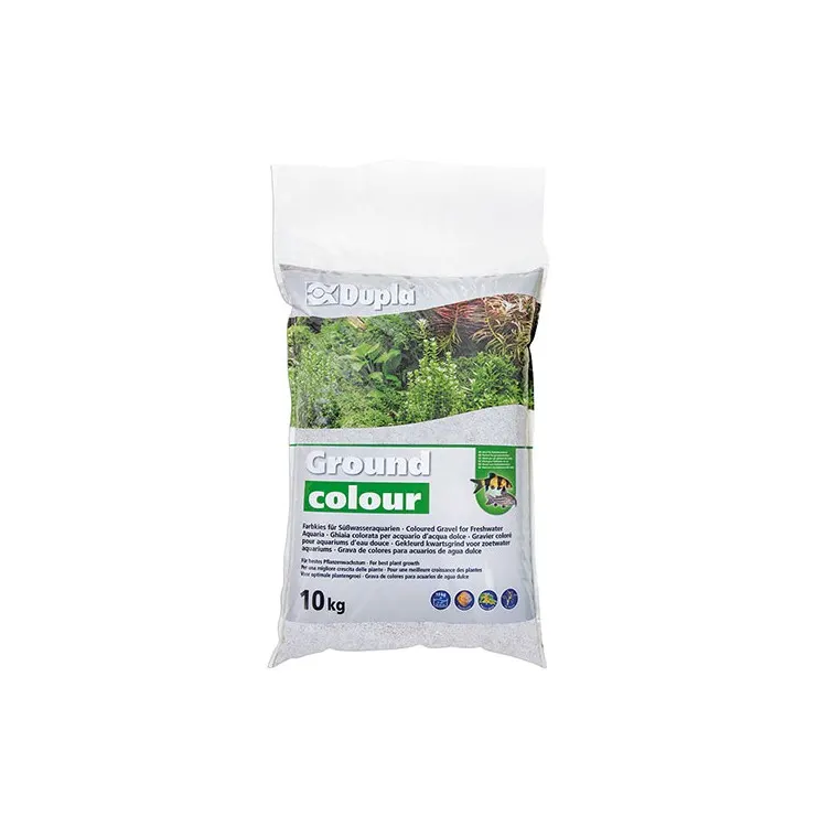 Nisip Dupla Ground colour Snow White 0,5-1,4mm 10kg