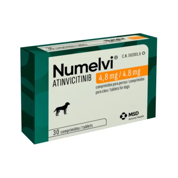 NUMELVI tratament prurit caini S 4.8MG (30tb cut)