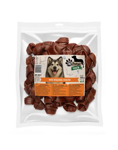 Os împletit câini rață gustare de ros MR. PRETZEL 500 g