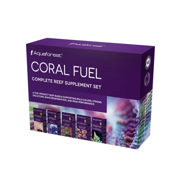 Pachet suplimente corali Aquaforest Coral Fuel 5x10ml