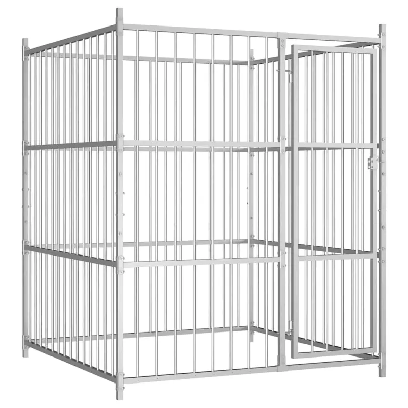 Padoc pentru caini de exterior, 150x150x185 cm