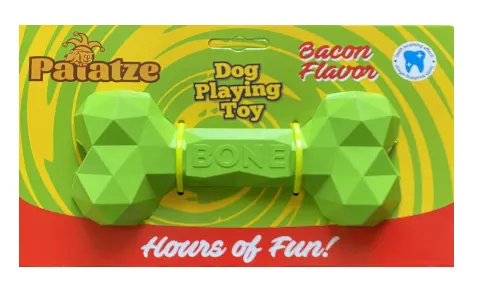 Paiatze Dog Chew Bone Natural Rubber BKC662 - m