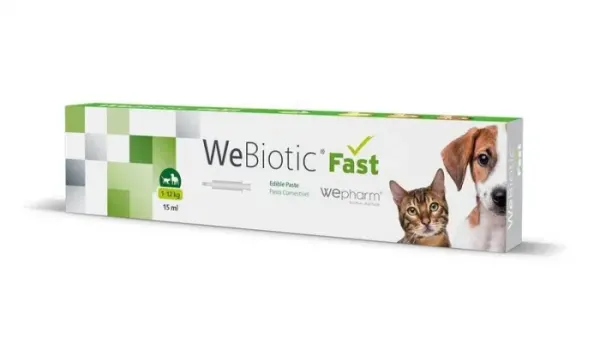 Pasta palatabila pentru caini  pisici WeBiotic Fast 15 ml
