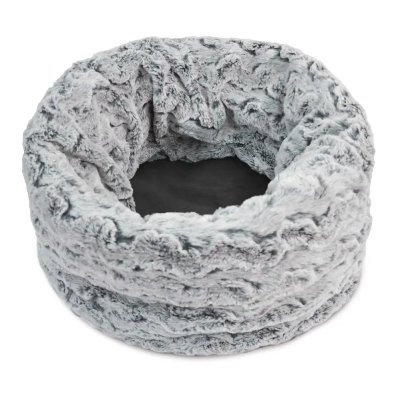 Pat pentru animale de companie gri pentru animale de companie ø 45 cm Snuggle Bed 3in1 Husky Grey L – P.L.A.Y.