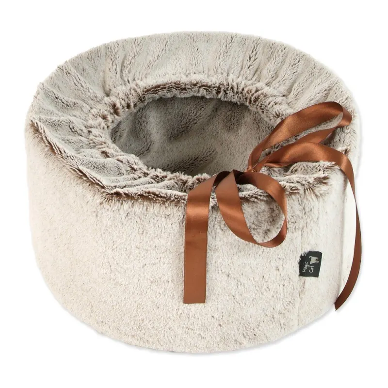 Pat pentru animale de companie maro deschis pentru pisici ø 40 cm Magic Cat – Plaček Pet Products