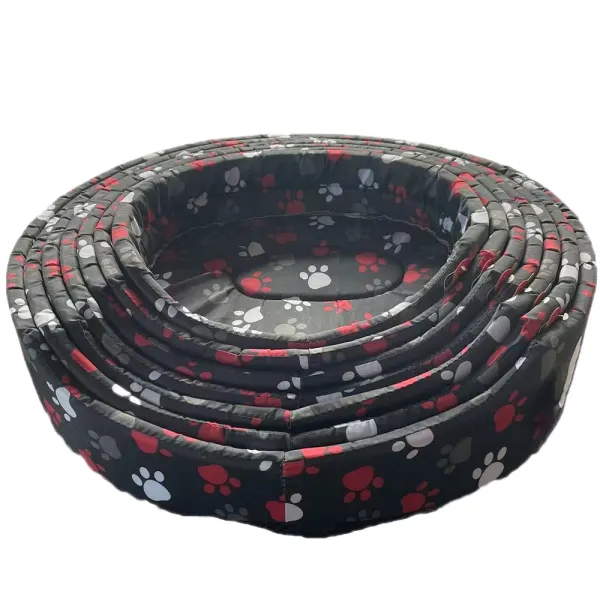 Patuturi ovale negru 7 buc/set 41 - 65 cm