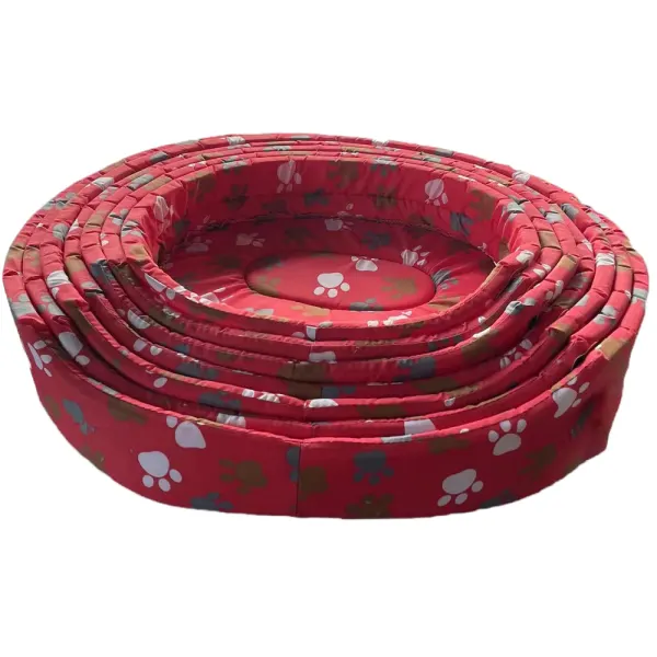Patuturi ovale rosu 7 buc/set 41 - 65 cm