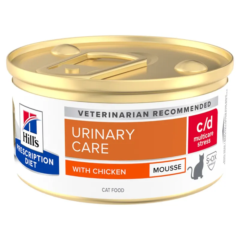 PD FELINE C/D  STRESS MOUSSE CHK 85 G (CONSERVA)