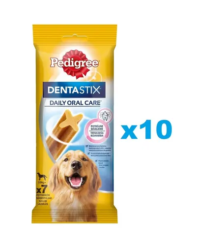 PEDIGREE DentaStix Pachet batoane dentare caine talie mare 10x270g