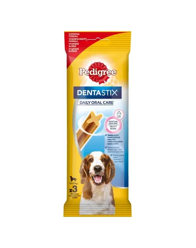 PEDIGREE Dentastix Recompensa dentara caini rasa medie 4x77 g