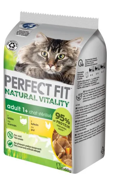Perfect Fit Plic Cat Pui/Curcan 6x50 G