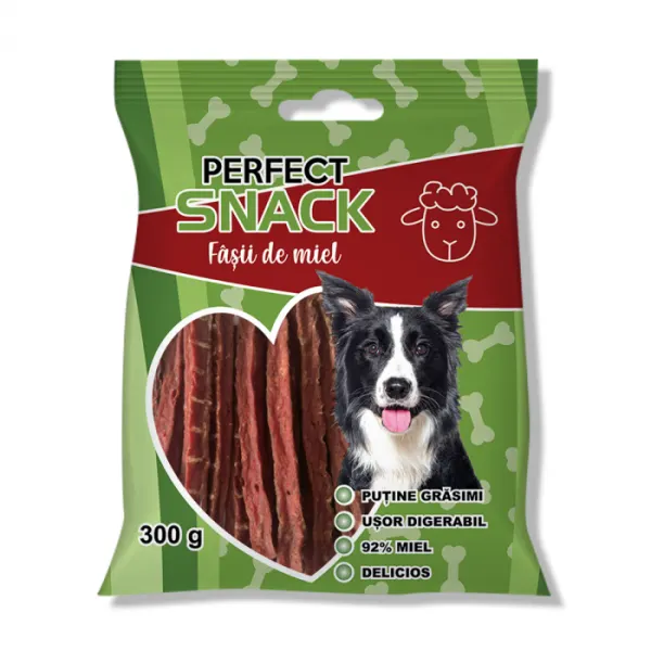 Perfect Snack, recompense delicioase pentru caini,  FaE ii de miel ,   300 g