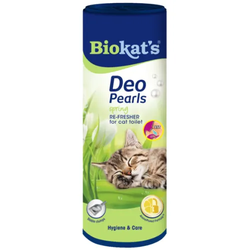 Perle odorizante pentru litieră Biokat's Deo Perls Spring 700 g