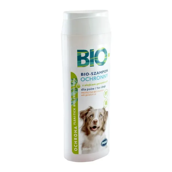 PESS Bio Sampon Caini Antiparazitar cu Ulei de Geranium, 200 ml