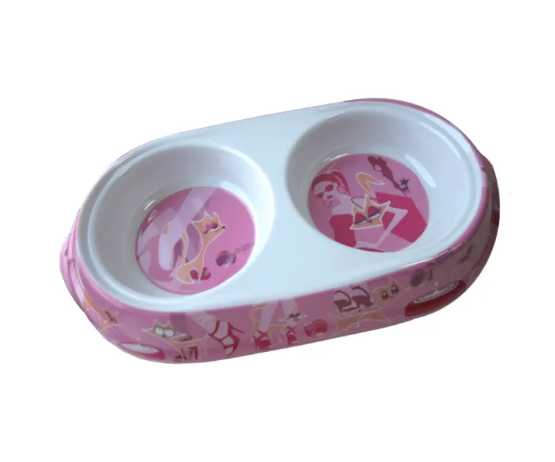 Pet Expert Castron Melamina Glamour Pink 2x150 ml 8034