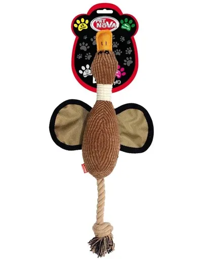 PET NOVA DOG LIFE STYLE Jucarie plus pentru caini, rata salbatica 45cm