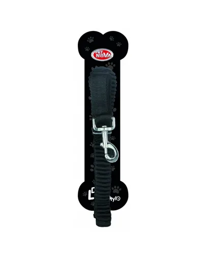 PET NOVA Lesa caini elastica BUNGEE 120-180cm/2.5 cm negru