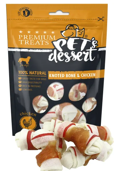 Pet s Desert Dog Knoted BoneChicken 80g LSC-50(2)