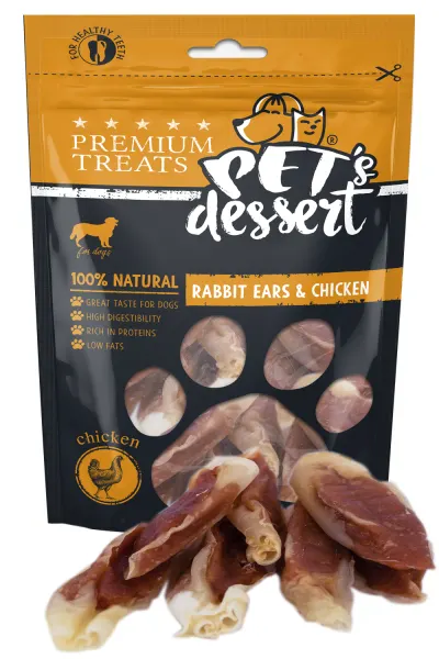 Pet s Desert Dog Rabbit EarsChicken 80g LSR-04(2)